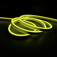 lemon yellow DC 12V Low Voltage SMD2835 Standard LED Silicone Neon Flex 50m 5m/Roll Wholesale Price
